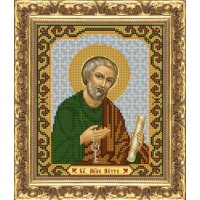 Рисунок на ткани для вышивания бисером "Св. Апостол Пётр"